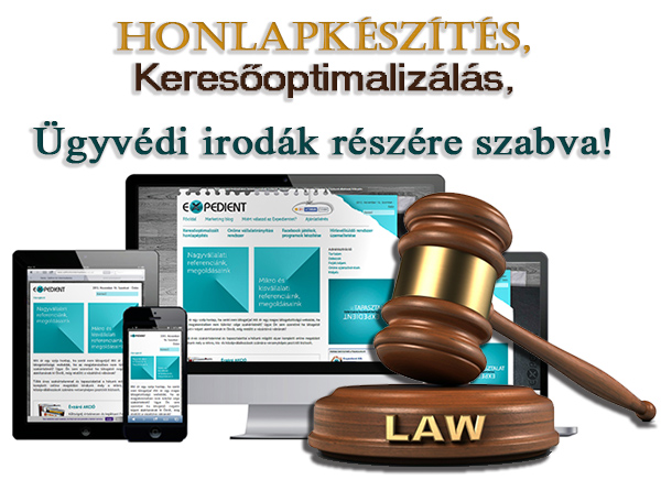 Honlapkészítés, keresőoptimalizálás ügyvédi irodák részére
