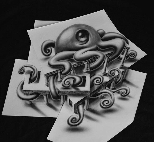 3d élethű festmények, rajzok